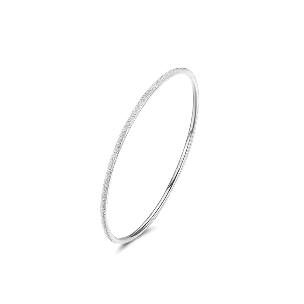 【通体S999足银 可免费定制刻字 】六桂福珠宝 福韵金 三生三世古风冷淡风气质简约小众沙面蛇年本命年转运好运 纯银 手镯 男女同款情侣款