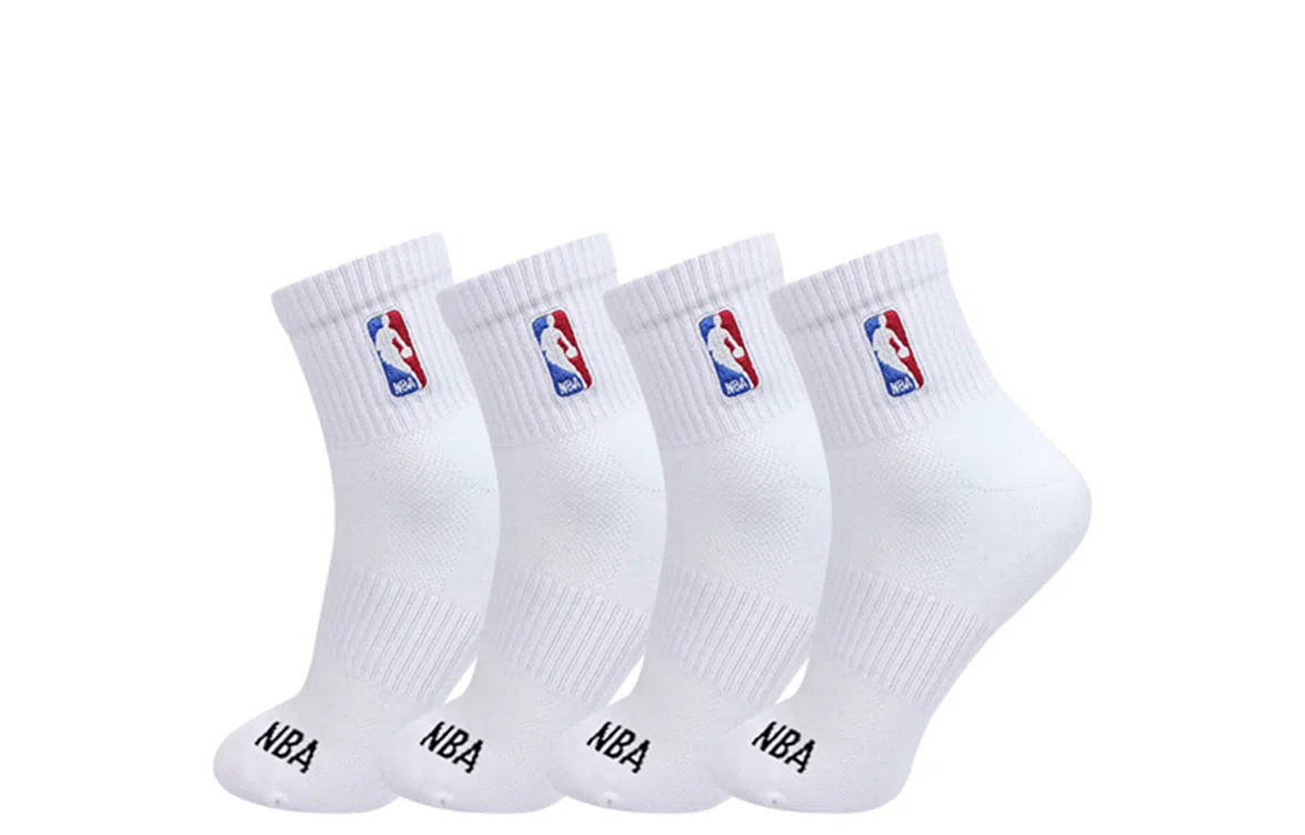 NBA Breathable Antibacterial Mesh Socks 4-Pack