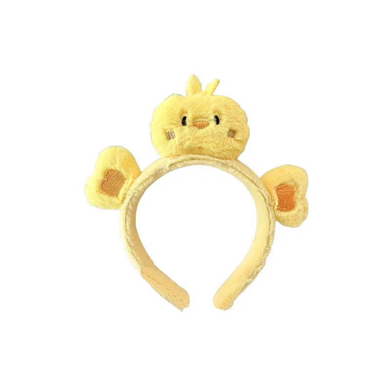 水中玉 秋冬毛绒头箍高级感洋气时尚发捆卡通发卡发饰 布艺 发箍 女款