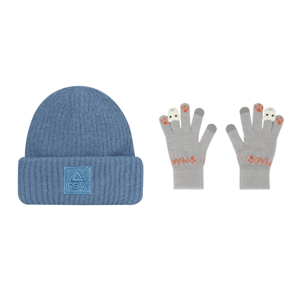 PEAK 2024 Winter Outdoor Cycling Knit Gloves