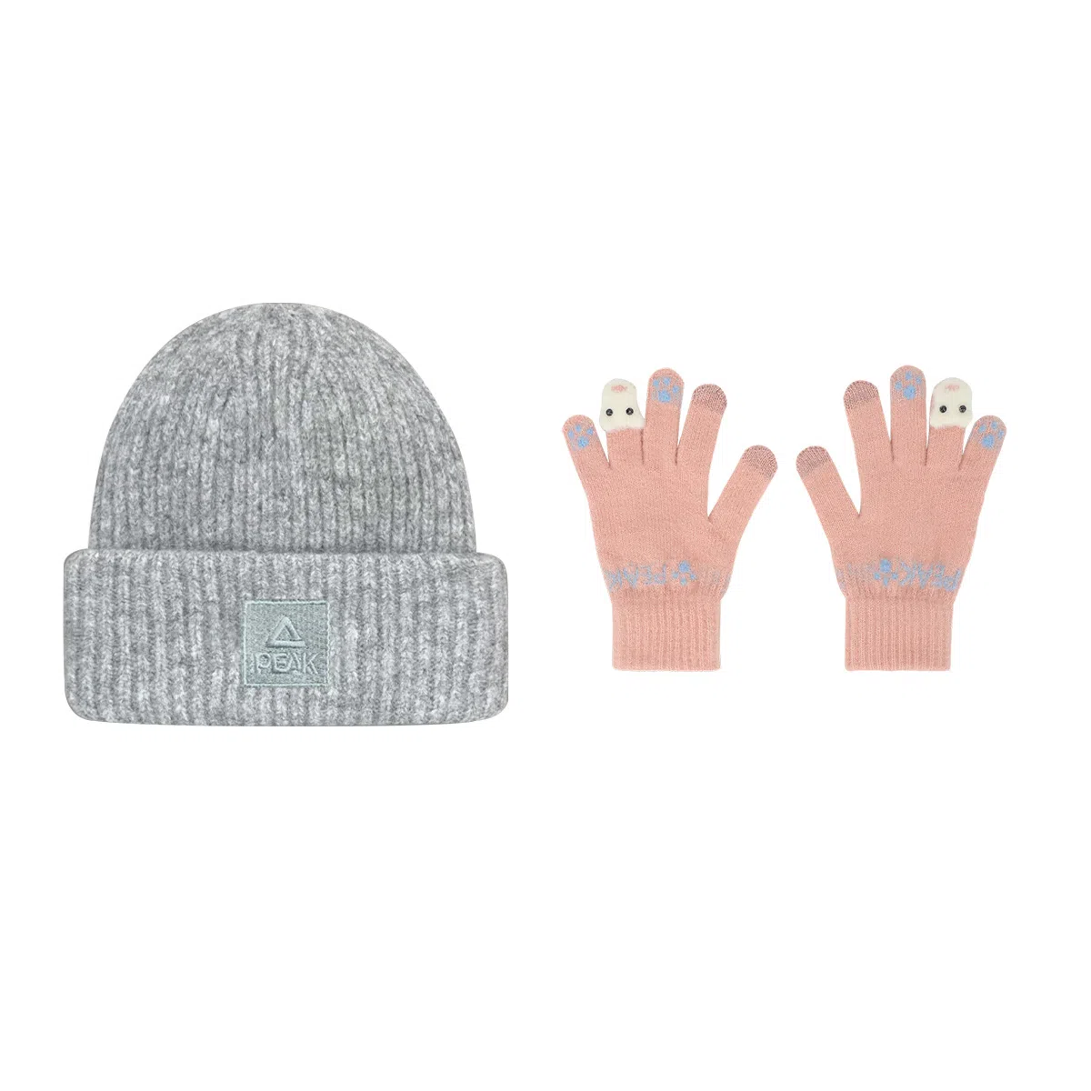 PEAK 2024 Winter Outdoor Cycling Knit Gloves