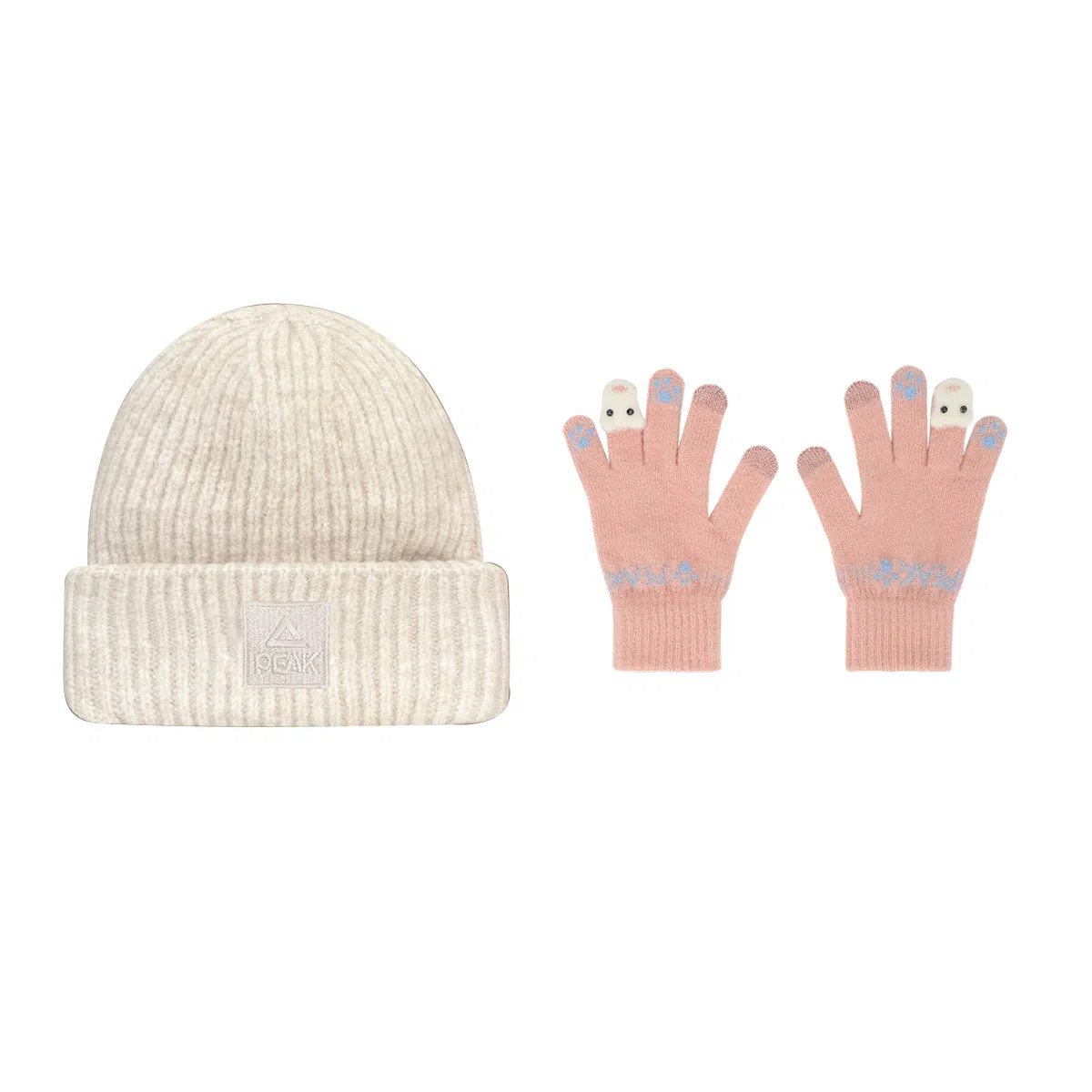 PEAK 2024 Winter Outdoor Cycling Knit Gloves