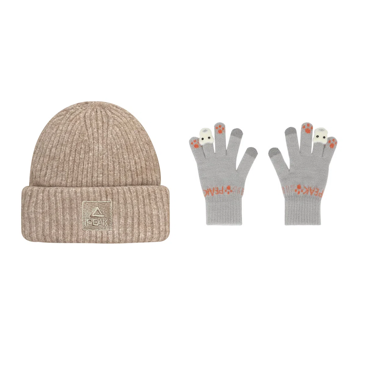 PEAK 2024 Winter Outdoor Cycling Knit Gloves