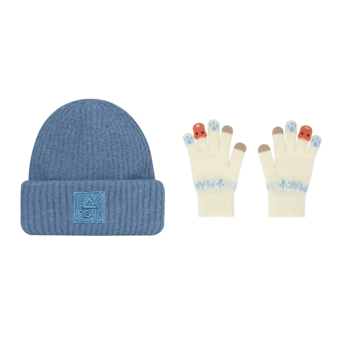 PEAK 2024 Winter Outdoor Cycling Knit Gloves