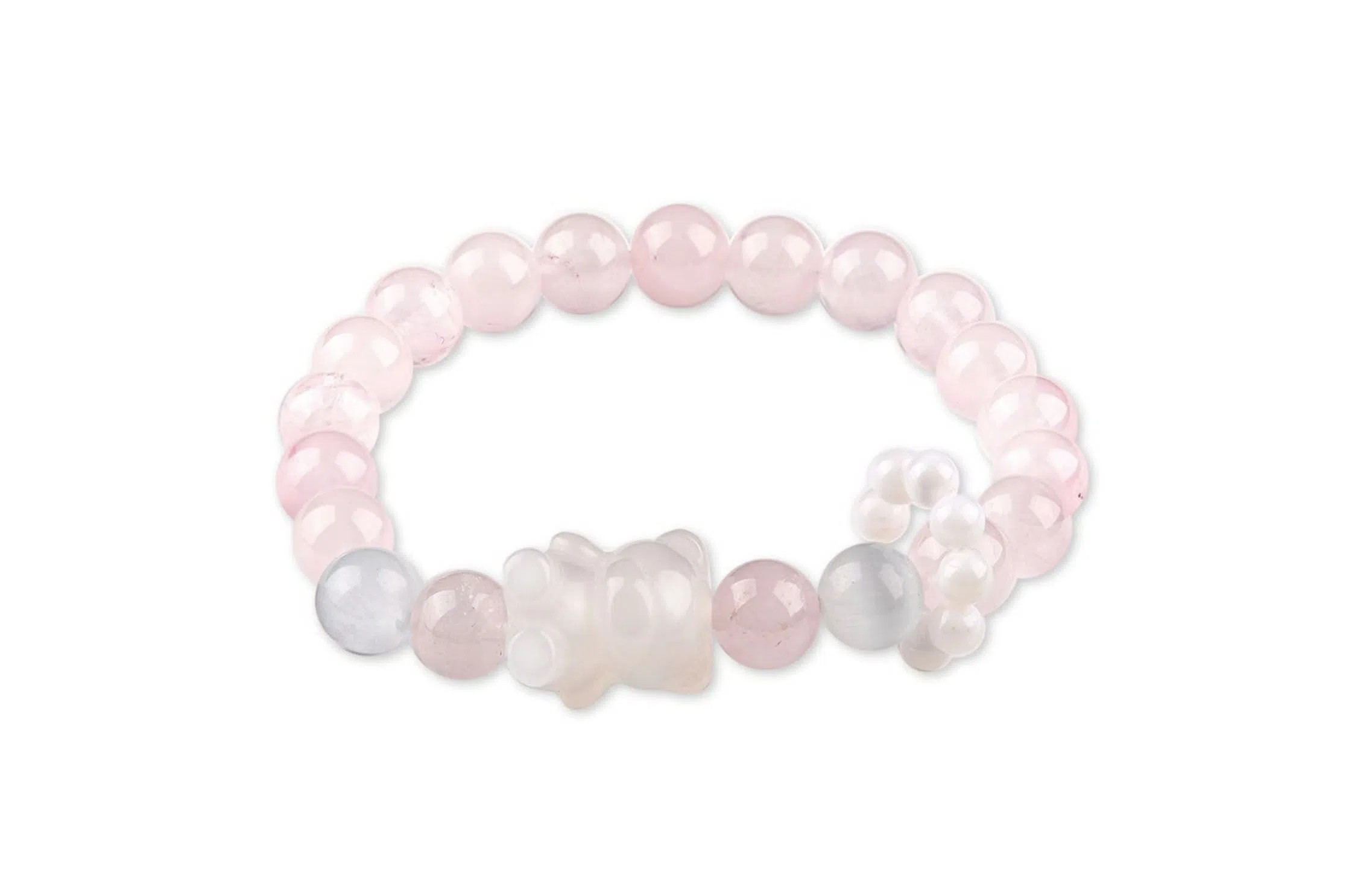 金瑞邦 简单百搭 显白精致 小熊 小众设计 轻奢 可爱高档 水逆退散 上岸考研 转运来福 招财进宝 精准桃花#好运 水晶 手串 女款