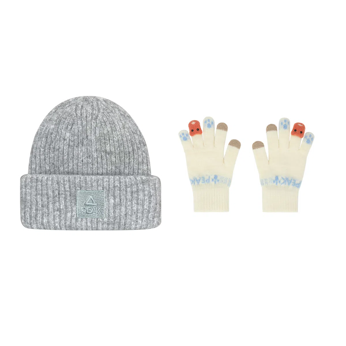 PEAK 2024 Winter Outdoor Cycling Knit Gloves