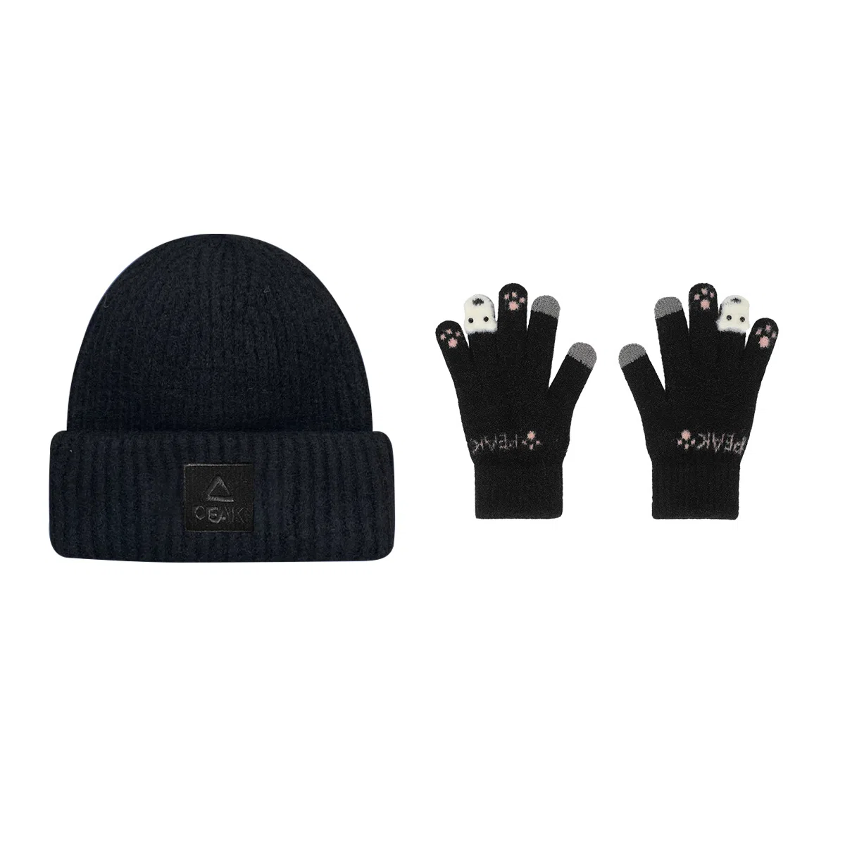 PEAK 2024 Winter Outdoor Cycling Knit Gloves