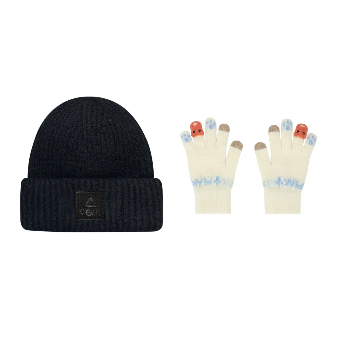 PEAK 2024 Winter Outdoor Cycling Knit Gloves