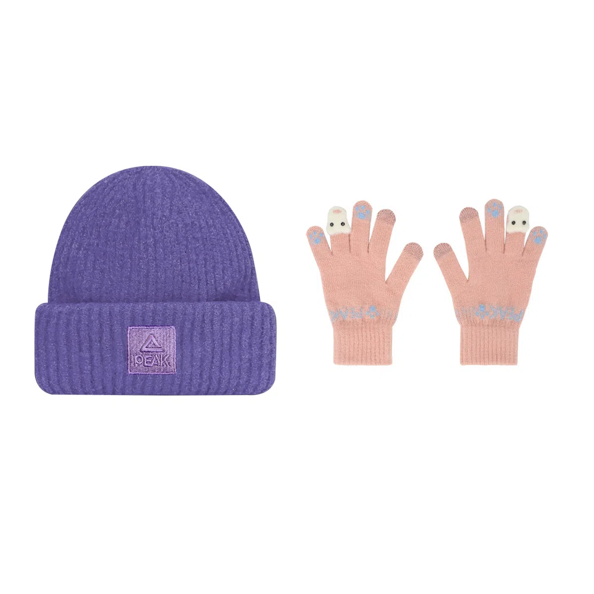 PEAK 2024 Winter Outdoor Cycling Knit Gloves