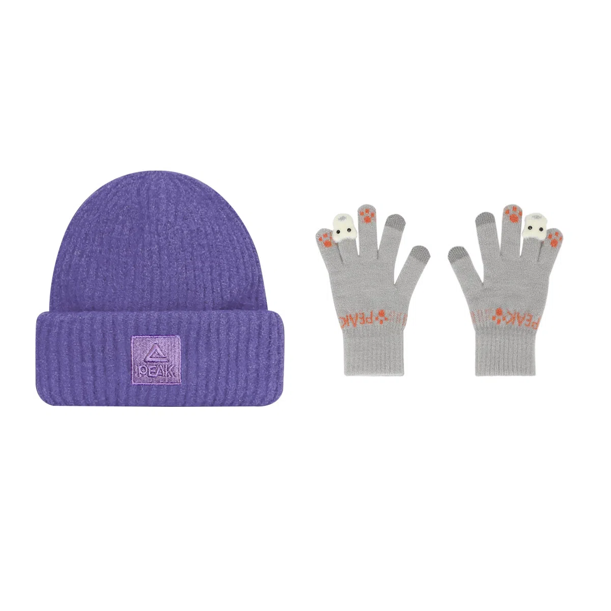 PEAK 2024 Winter Outdoor Cycling Knit Gloves