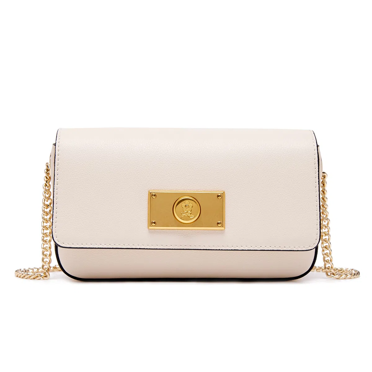 梦特娇 时尚简约精致潮流 牛皮 小方包手提单肩包斜挎包 常规 女款 黑色/白色/芥末绿