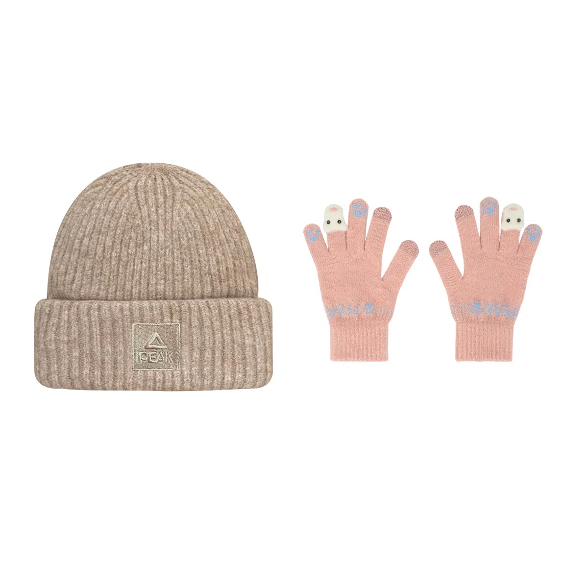 PEAK 2024 Winter Outdoor Cycling Knit Gloves