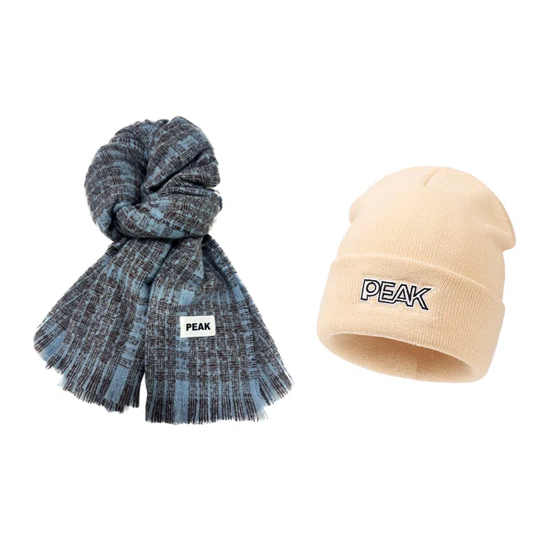 匹克 潮流必备  全方位 保暖防风 绒线围巾 男女同款情侣款