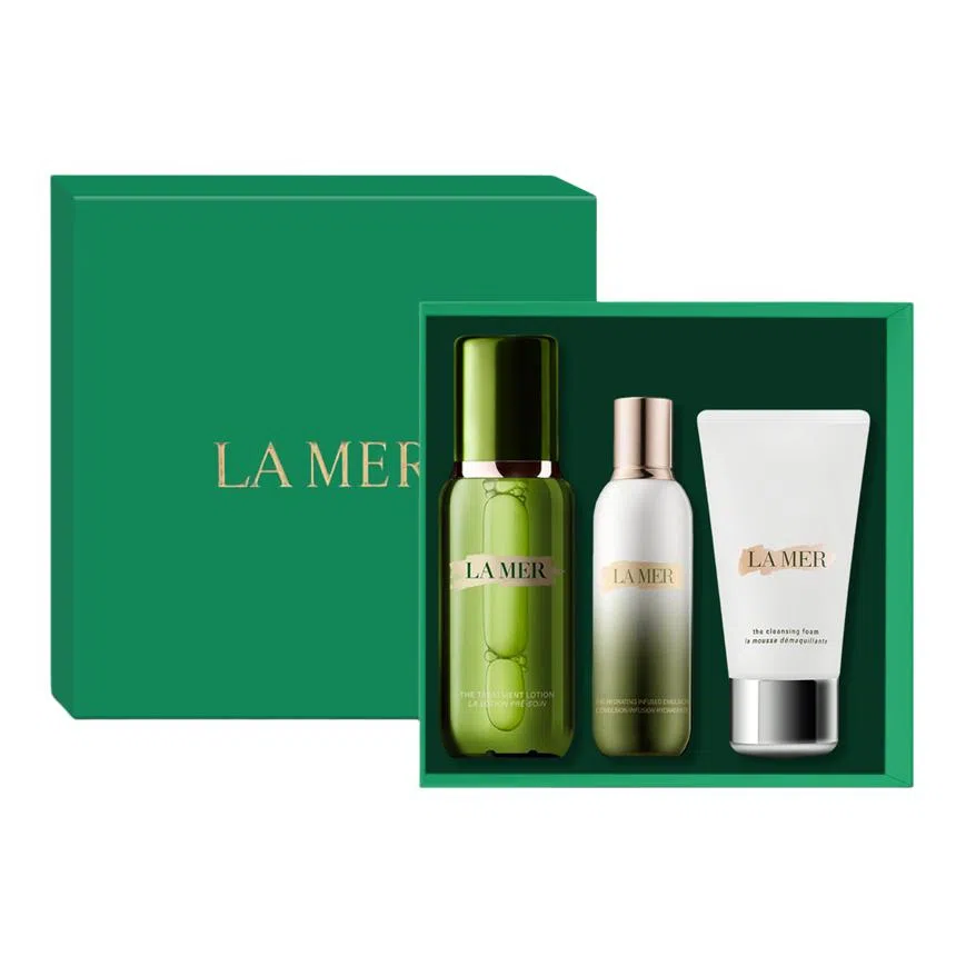 海蓝之谜 精萃水乳璀璨净澈洁面泡沫三件护肤套装 补水保湿 专柜礼盒