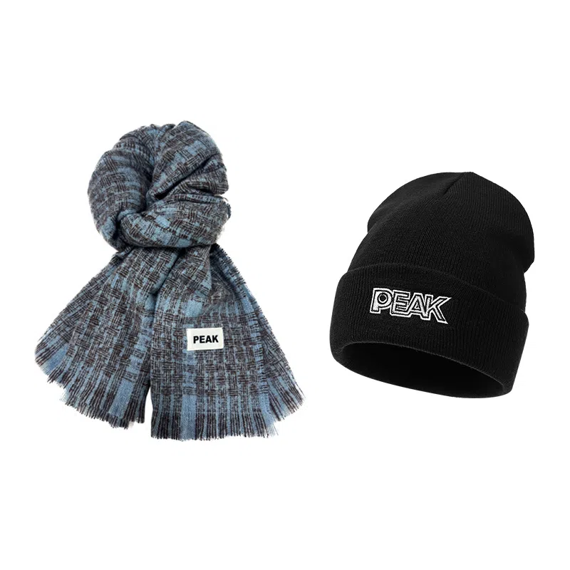 匹克 潮流必备  全方位 保暖防风 绒线围巾 男女同款情侣款