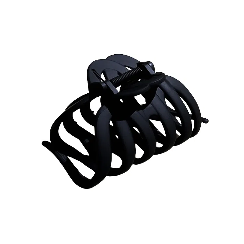 丹琴 加宽大号南瓜抓夹发量多盘发发卡夹子后脑勺鲨鱼夹头饰 亚克力 发夹 女款