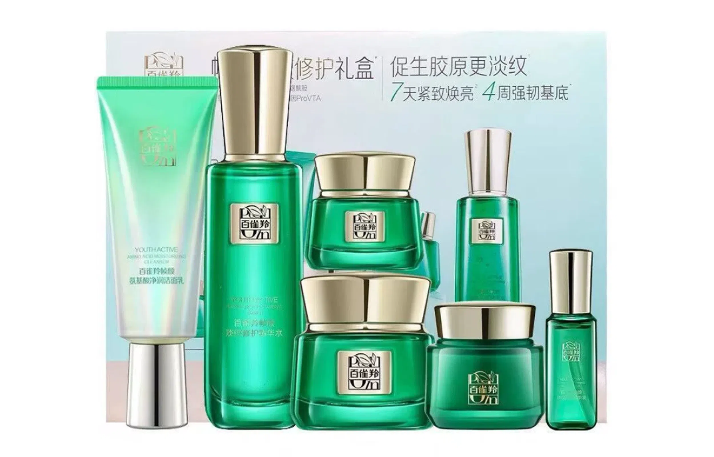 百雀羚 帧颜淡纹修护礼盒