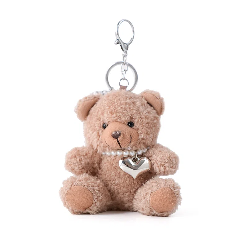 Weinio Brown Bear Plush Keychain