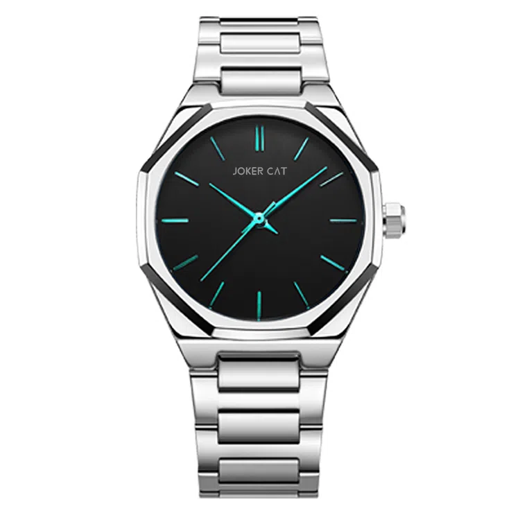 JOKER CAT Quartz Octagonal White Dial