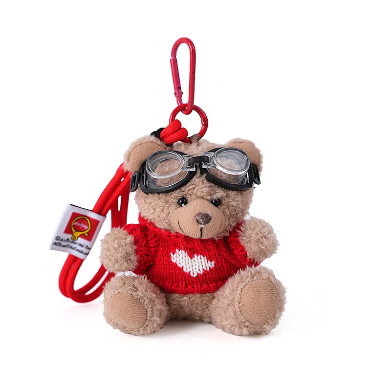 Weinio Brown Bear Plush Keychain