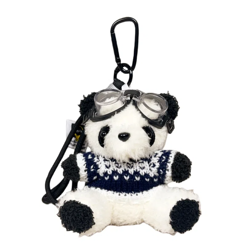 TBoML Panda Aviator Keychain