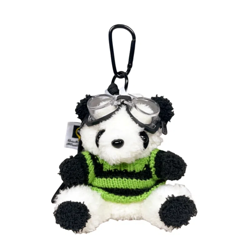 TBoML Panda Aviator Keychain