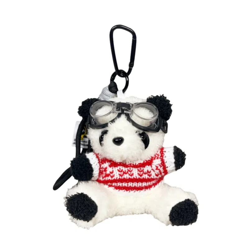 TBoML Panda Aviator Keychain