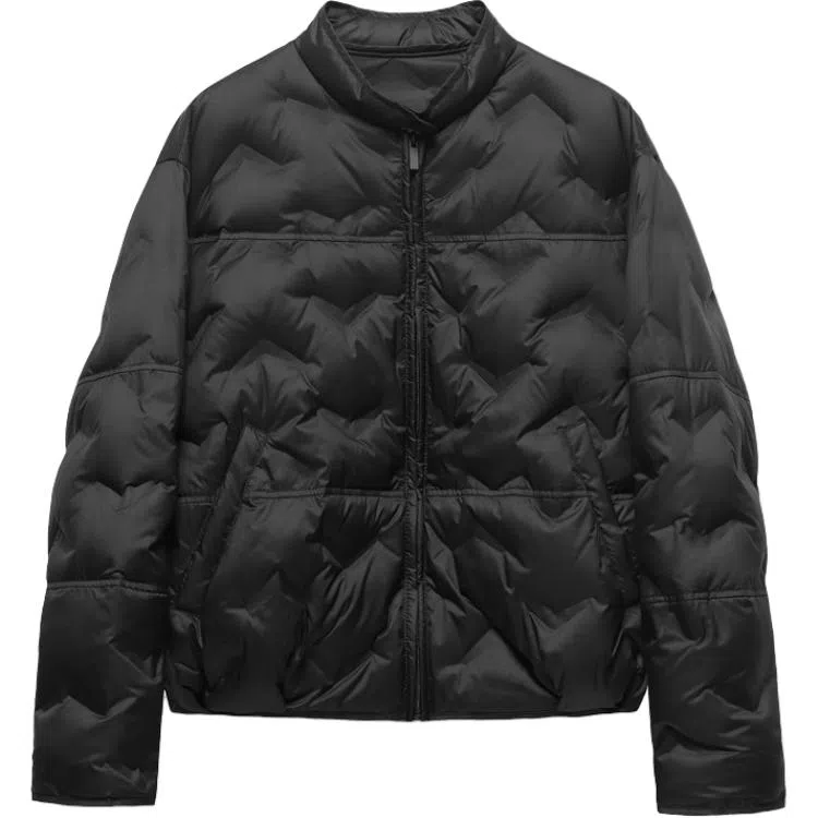 雅鹿 韩版简约立领棉服 女款