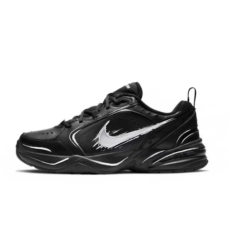 Nike Air Monarch 4 Silver Black