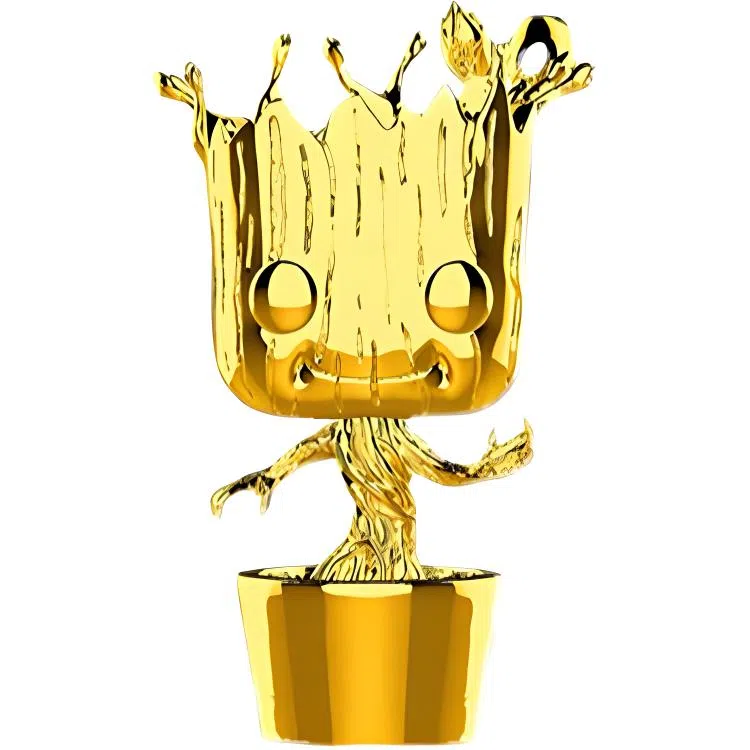Funko Groot Marvel 10th Anniversary Gold