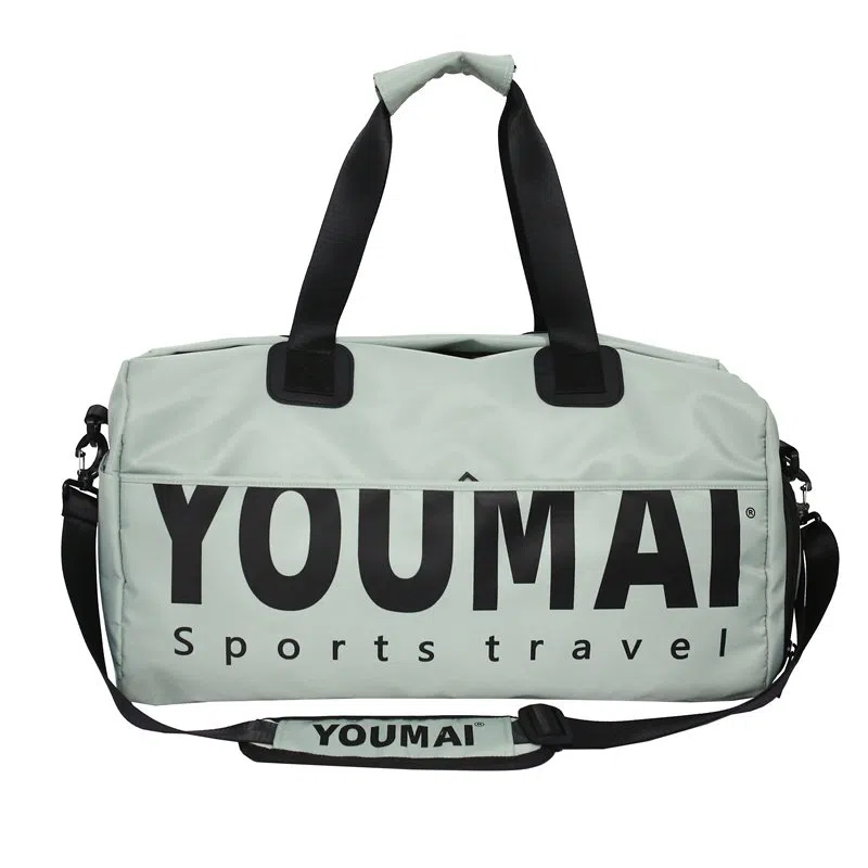 行途 短途旅行包大容量出差旅游便携包手提行李包干湿分离潮 尼龙 健身包 中号 男女同款情侣款 粉色/红色/绿色/卡其色/黑色