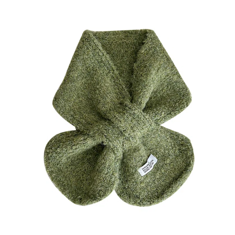 啄木鸟 羊毛韩系时尚百搭保暖加厚防寒百变氛围感显肤白针织 羊毛 绒线围巾 男女同款情侣款