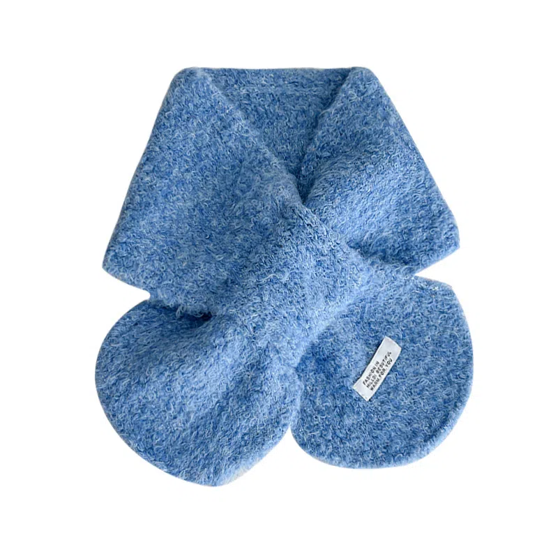 啄木鸟 羊毛韩系时尚百搭保暖加厚防寒百变氛围感显肤白针织 羊毛 绒线围巾 男女同款情侣款