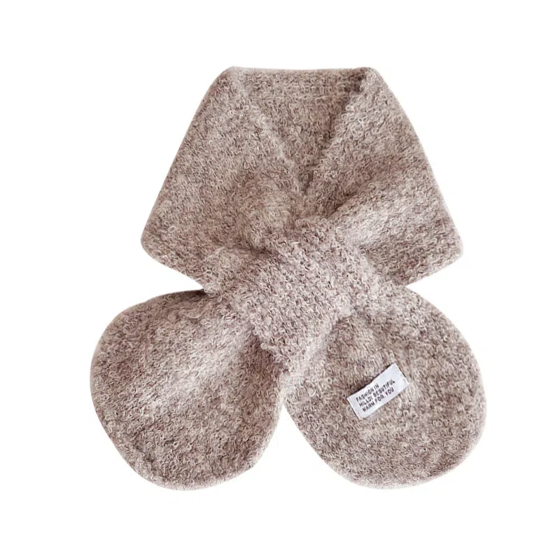 啄木鸟 羊毛韩系时尚百搭保暖加厚防寒百变氛围感显肤白针织 羊毛 绒线围巾 男女同款情侣款