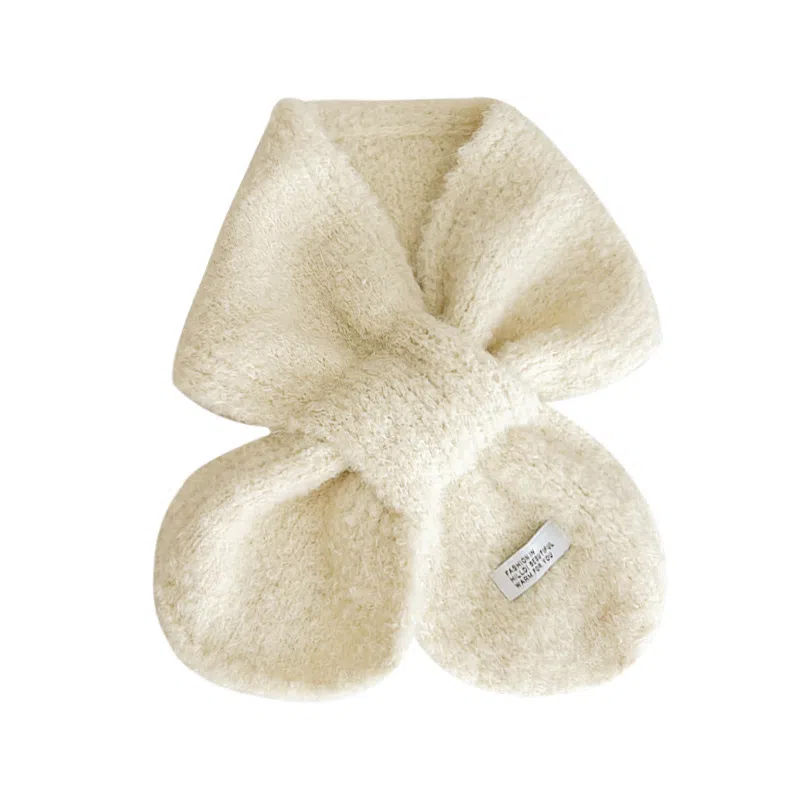 啄木鸟 羊毛韩系时尚百搭保暖加厚防寒百变氛围感显肤白针织 羊毛 绒线围巾 男女同款情侣款