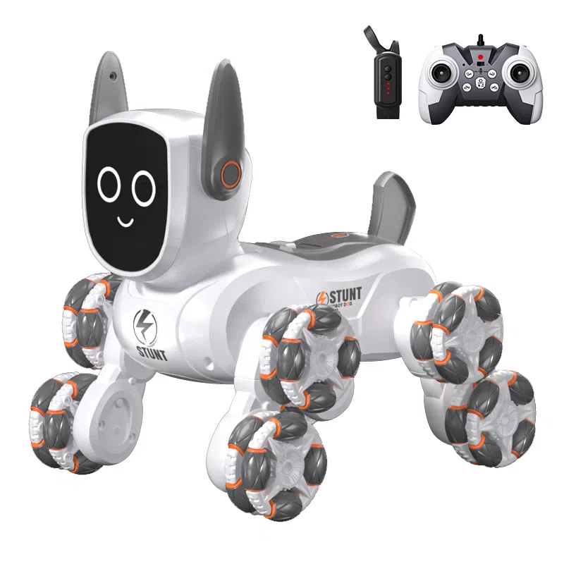 星珀乐 八轮特技多功能机械狗 机器狗模型 遥控玩具