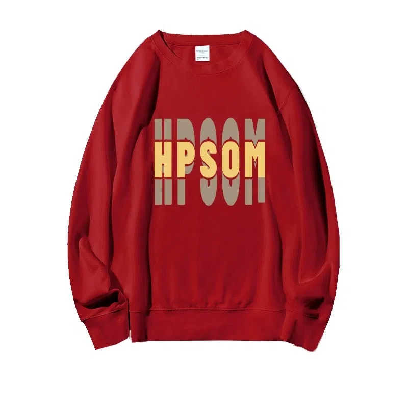 莫代尔 舒适亲肤休闲潮流简约时尚字母印花圆领长袖可外穿打底衣 男女同款