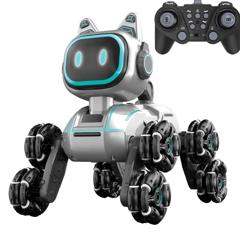 星珀乐 电动八轮机械狗 机器狗 特技变形狗 手势感应手表 遥控玩具