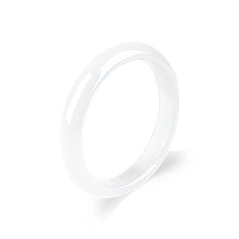 【点收藏 赠素圈镯子】 宝致 荔枝纹白月光清冷优雅国潮古风一步一响叮当美人贵妃镯 气质高级感温婉 玉髓 手镯 女款