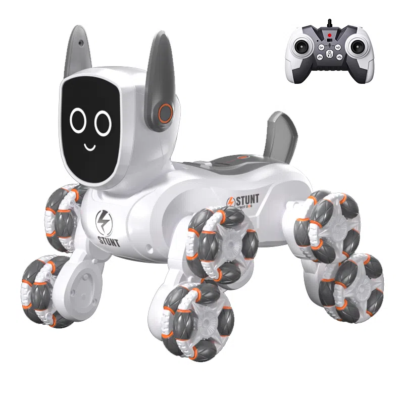 星珀乐 八轮特技多功能机械狗 机器狗模型 遥控玩具