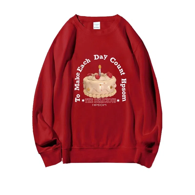 莫代尔 舒适亲肤休闲卡通潮流时尚印花圆领长袖可外穿打底衣 男女同款