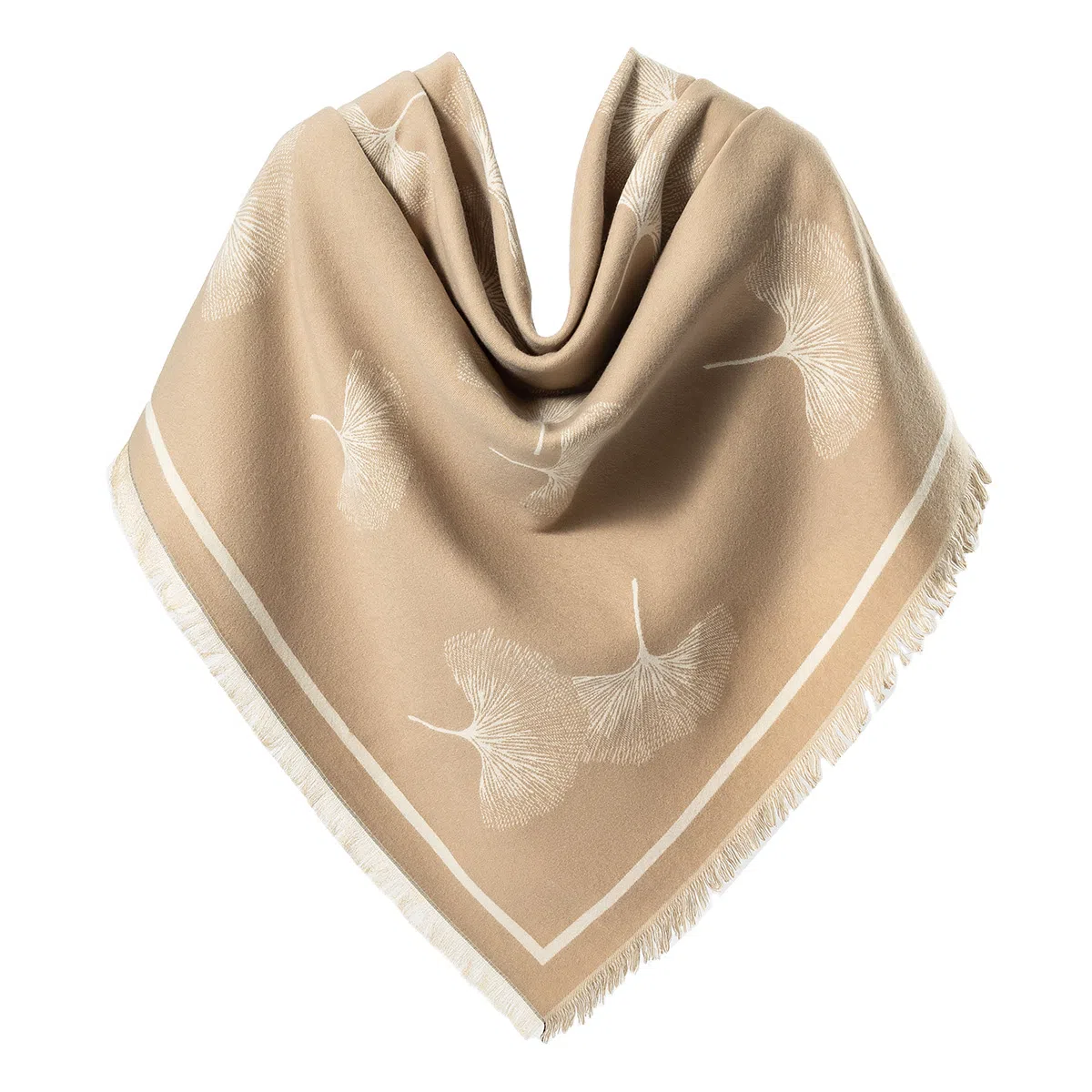 上海故事 秋冬季双面双色洋气旅游外出防寒保暖围脖外搭提花 聚酯纤维 披肩 女款