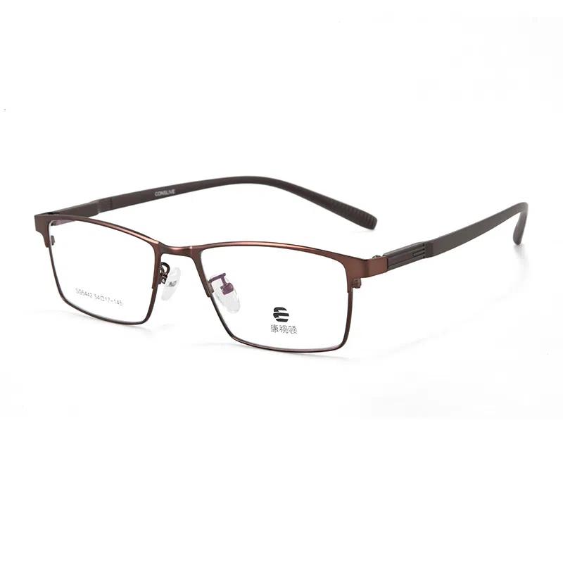 联系客服可配镜套餐 康视顿 沉稳百搭金属方框 光学镜架 男女同款情侣款