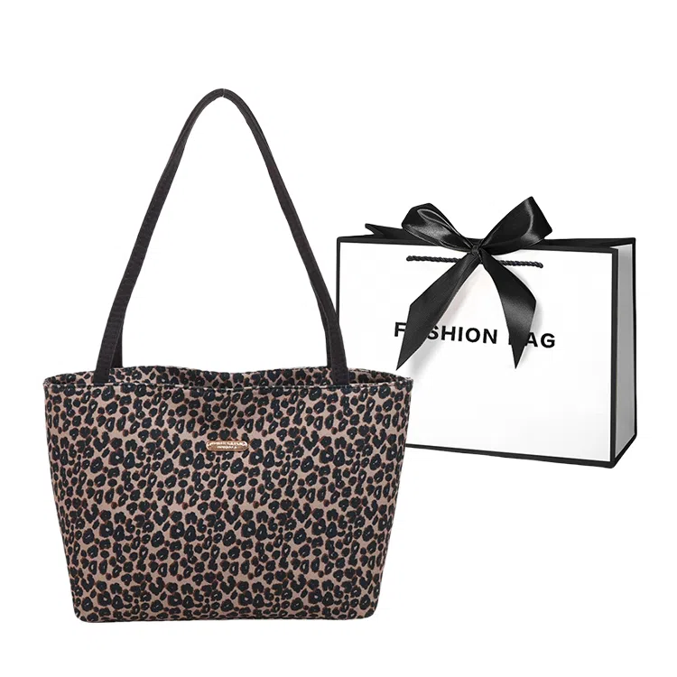 LETOO Leopard Print Shoulder Bag