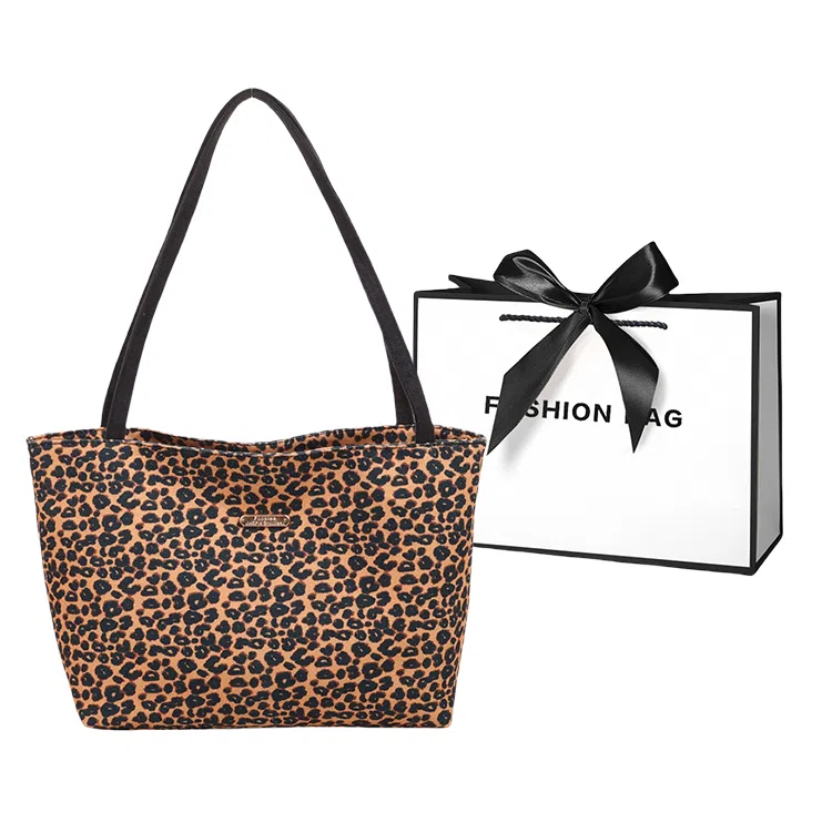 LETOO Leopard Print Shoulder Bag