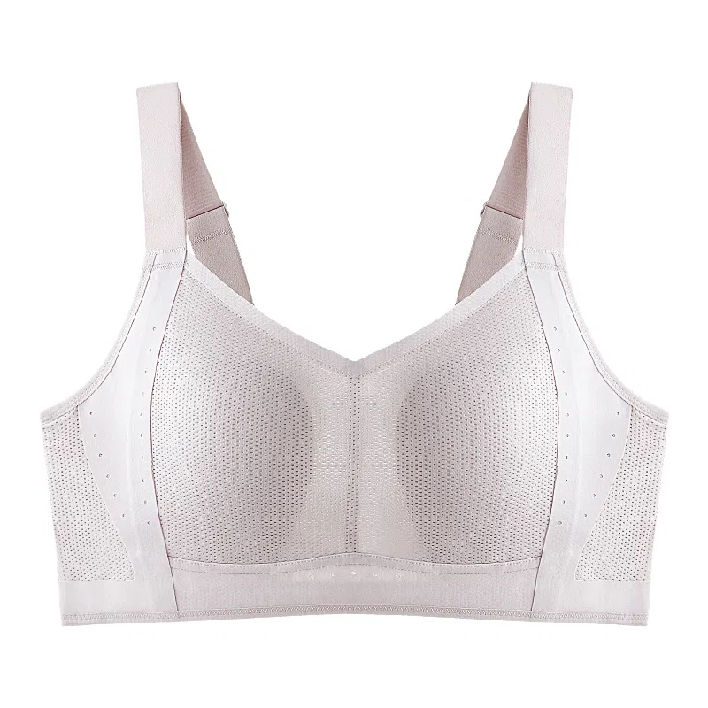 千奈美 大胸显小全罩杯防下垂洞洞杯透气文胸 女款