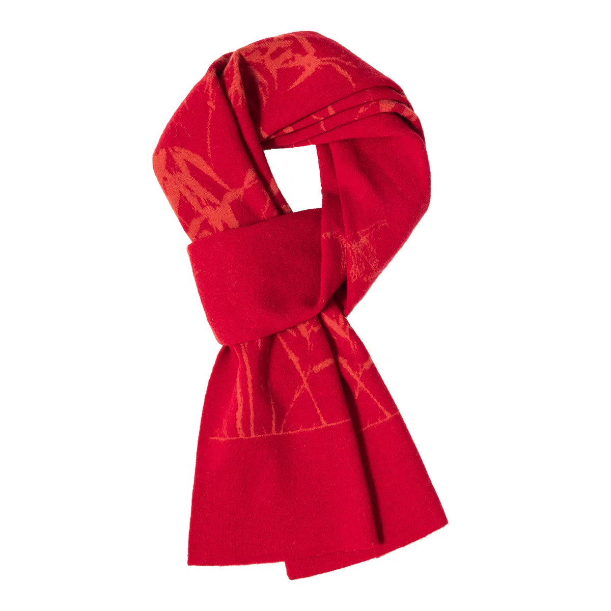 上海故事 青春洋气加厚暖暖高档送礼针织保暖披肩软糯长围脖 绵羊毛 绒线围巾 男女同款情侣款