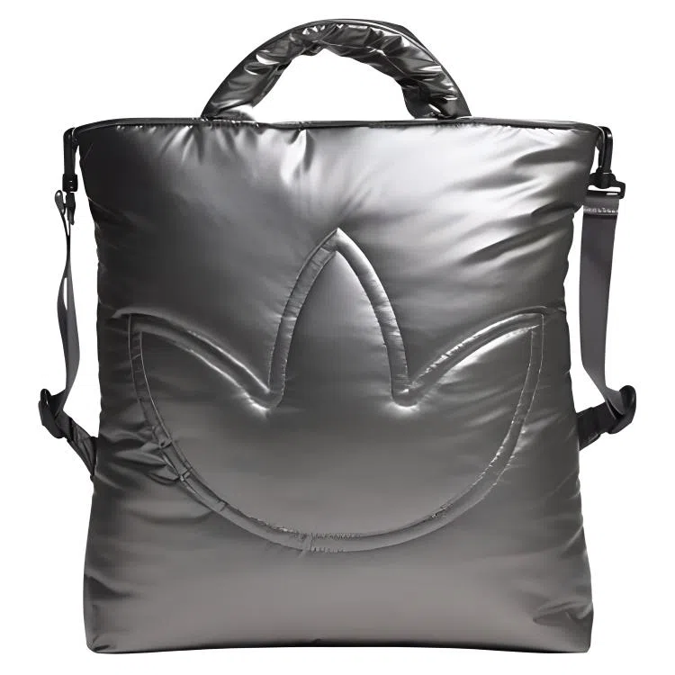 adidas Originals Glossy Shoulder Bag Silver Gray