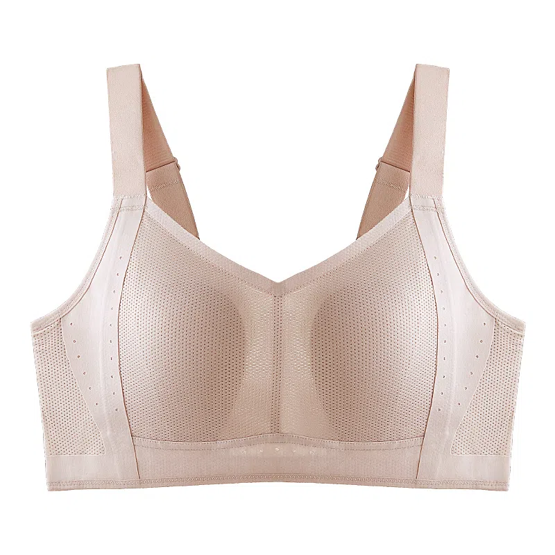 千奈美 大胸显小全罩杯防下垂洞洞杯透气文胸 女款