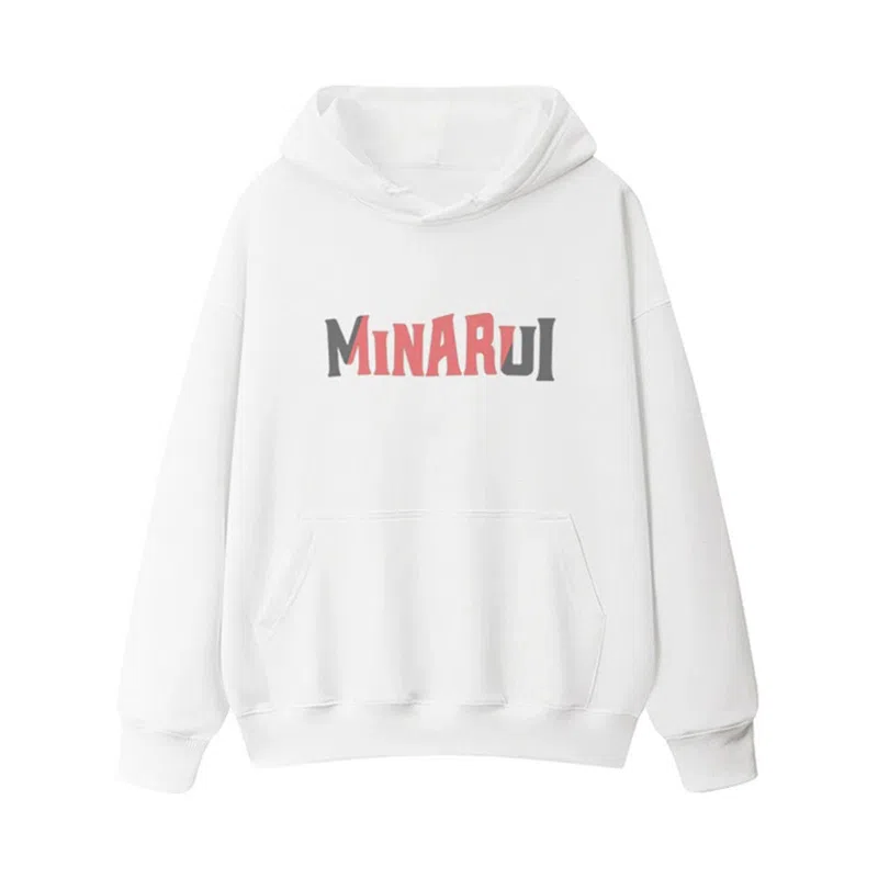 莫代尔 简约舒适亲肤潮流字母印花时尚潮牌连帽长袖可外穿打底衣 男女同款